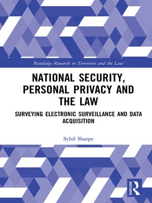 cover image of National Security, Personal Privacy and the Law